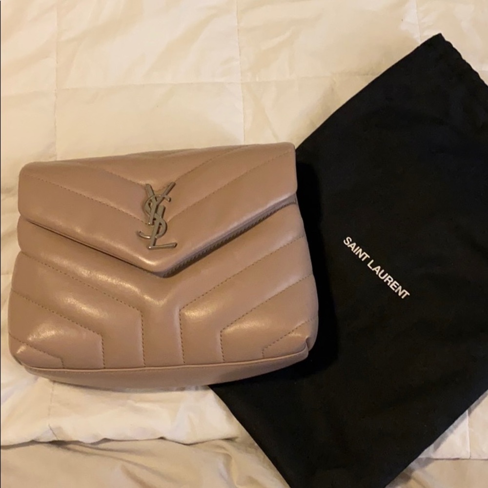 YSL toy Lou Lou in Putty.